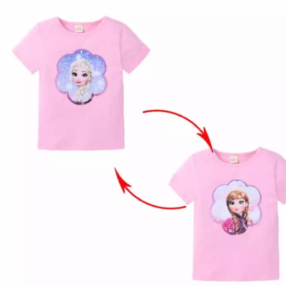 Elsa Super Cute Two-Way Sequin Top